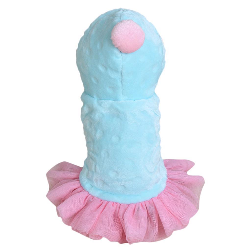Pet Dog Fashion Velvet Dress Skirt Holiday Party Costume Clothes