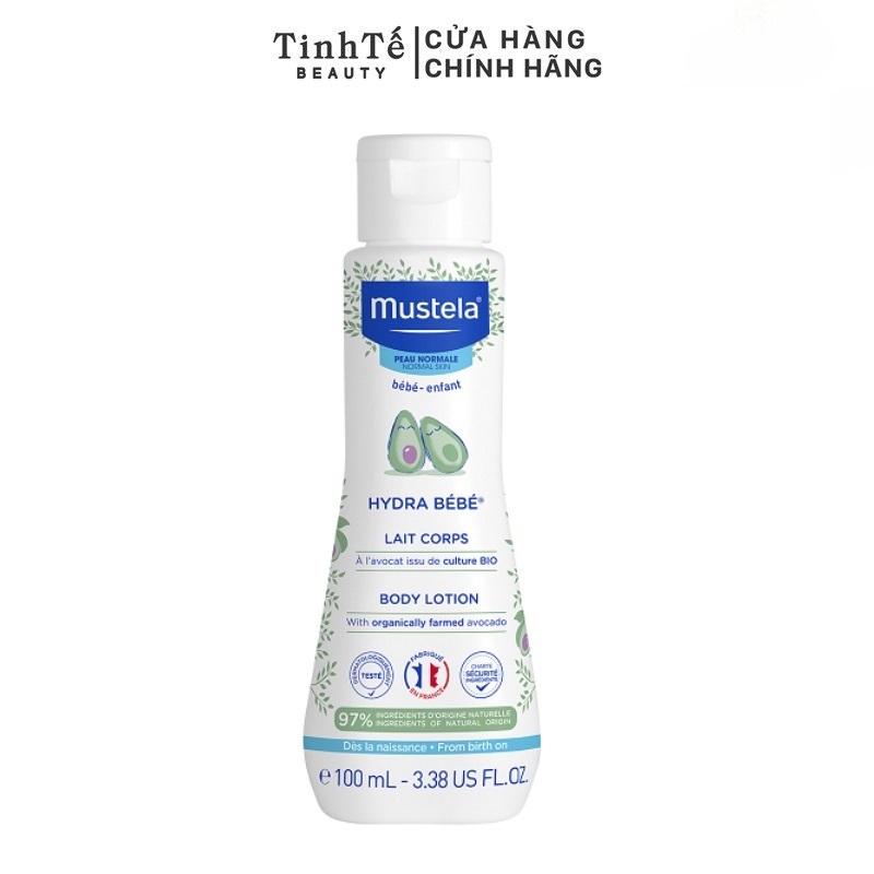 Combo Kem Dưỡng Da Toàn Thân Cho Bé Da Thường Mustela Hydra Bebe Lotion + Sữa tắm gội Gentle Cleansing Gel 50ml