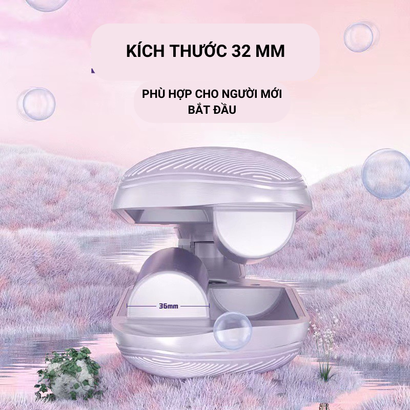 Máy Uấn Tóc Sóng Nước Máy Bấm Tóc Gợn Sóng Dập Xoăn Mẫu Mới 2023 Shine4U