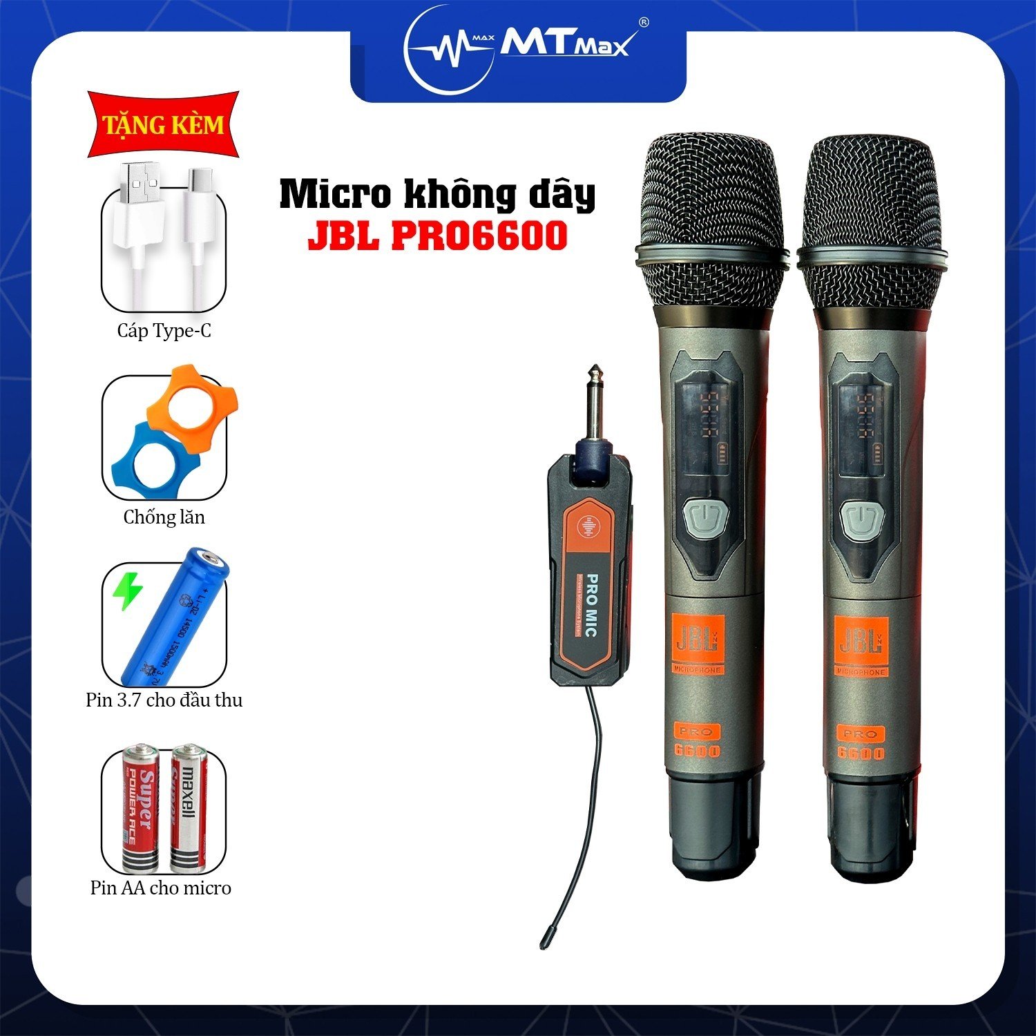 Micro  PRO6600 - Micro Cao Cấp Giá Rẻ, Hút Âm Tốt, Nâng Giọng, Hát Nhẹ Nhàng, Sản Phẩm Đáng Mua Nhất 2023. hàng chính hãng