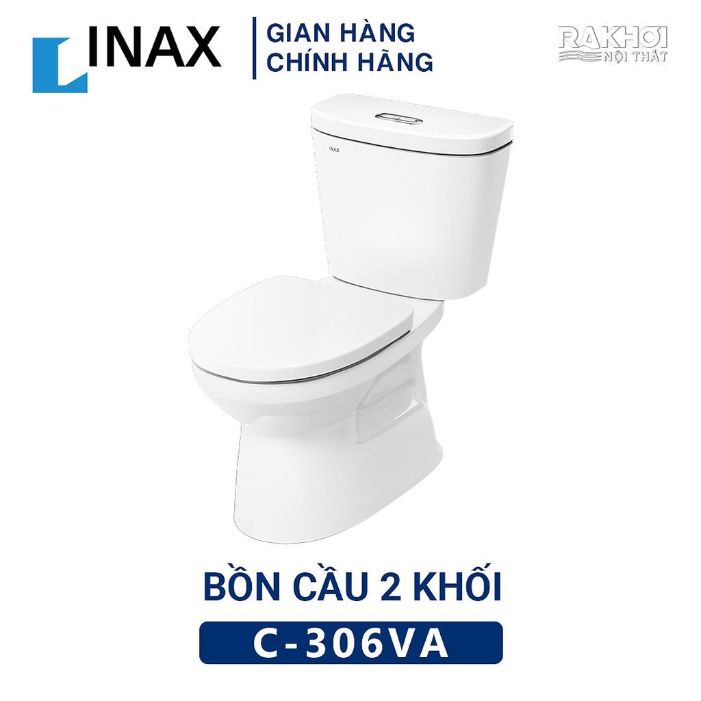 Bàn cầu 2 khối C-306VA công nghệ xả xoáy Vortex mới mạnh mẽ và xả tối ưu - Vật liệu xây dựng Big H