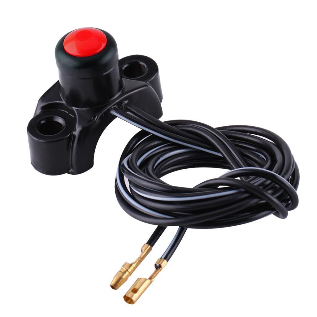 2pcs Motorcycle ATV 22mm Handlebar Engine Kill Stop Start Button Switches