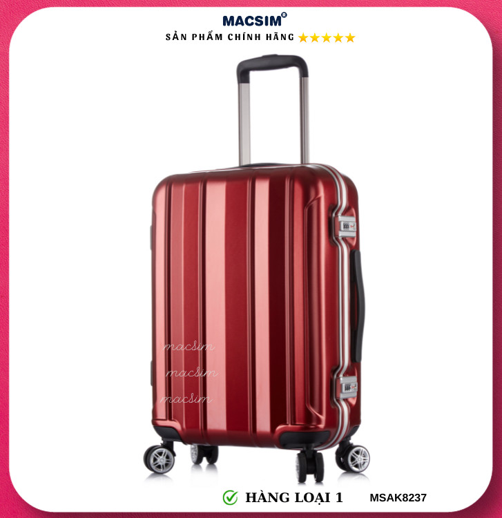 Vali cao cấp Macsim Aksen hàng loại 1 MSAK8237 cỡ 20inch