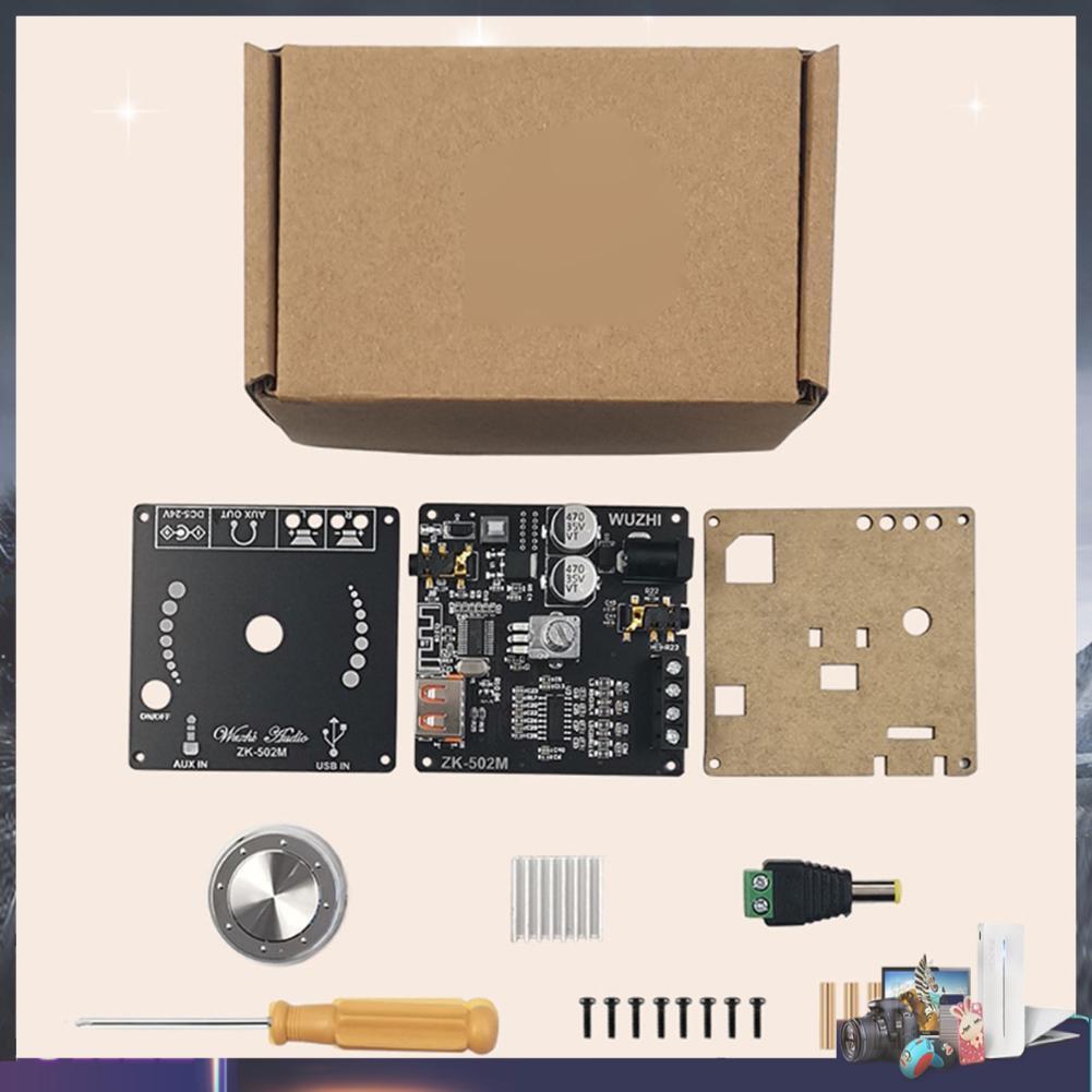 Bảng mạch khuếch đại âm thanh ZK-502M Mini Bluetooth 5.0 50WX2