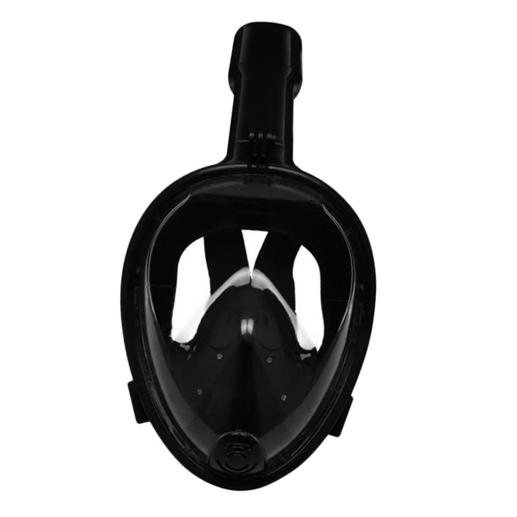 Snorkel Mask 180 ° View Swimming Adults Free Breath Mask Camera Mount