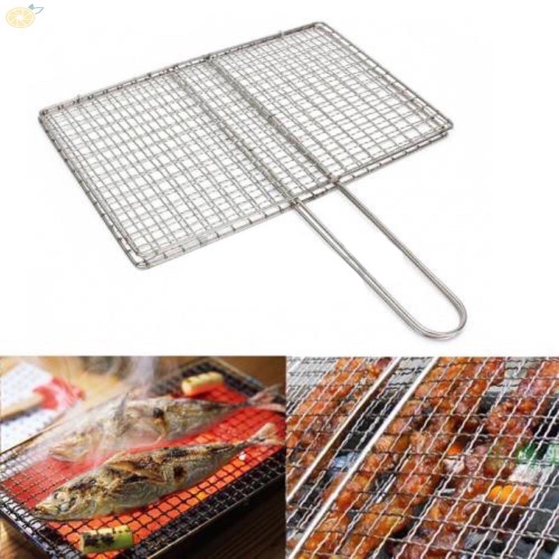 Vỉ nướng kẹp thịt inox đủ size