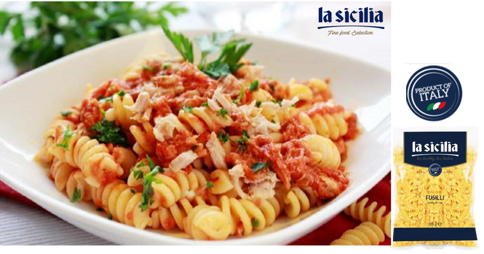 Nui xoắn Fusilli Pasta La Sicilia gói 500g