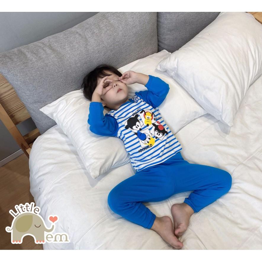 Bộ đồ bé trai/ bé gái Cotton xuất Nhật dài tay _ dysney friends