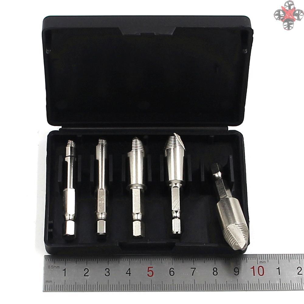 BITS Set 5 Mũi Khoan Tháo Gỡ Đai Ốc Hỏng