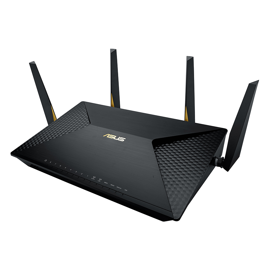 Router Wifi 4 Ăng-Ten Băng Tần Kép Chuẩn Asus BRT-AC828 AC-2600 - Hàng Chính Hãng