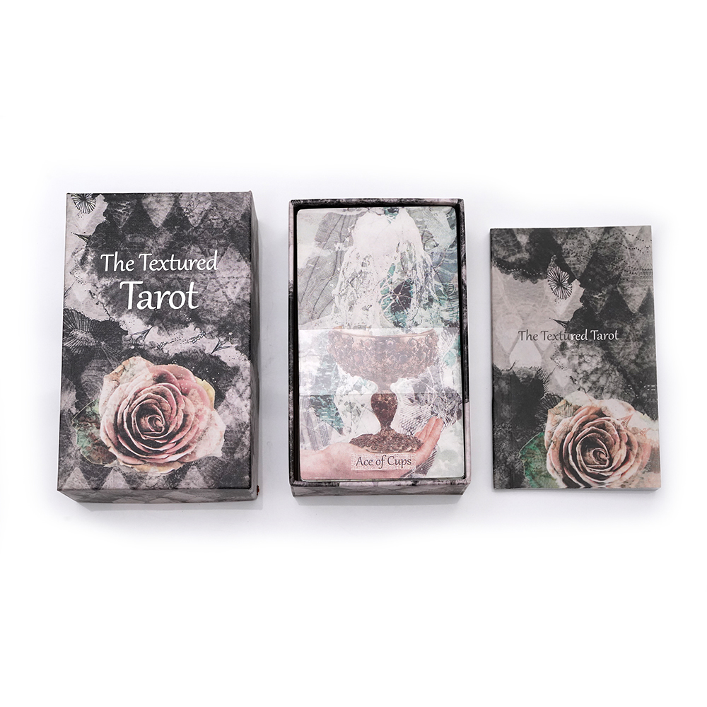 Bộ Bài The Textured Tarot 78 Lá Bài 7x12 Cm Tặng Đá Thanh Tẩy