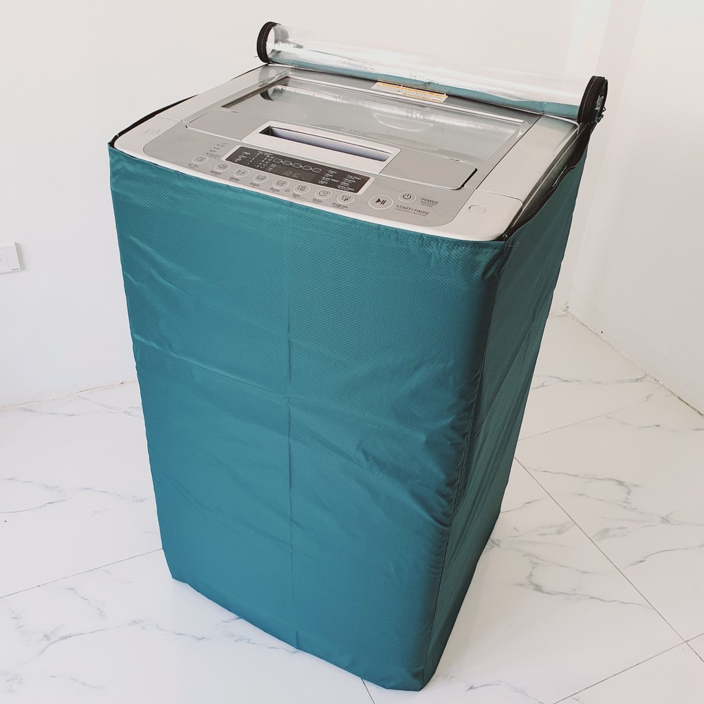 Bọc trùm máy giặt Bạt che máy giặt Cửa trên cửa đứng Chất liệu da và vải dù xịn không nổ vỏ