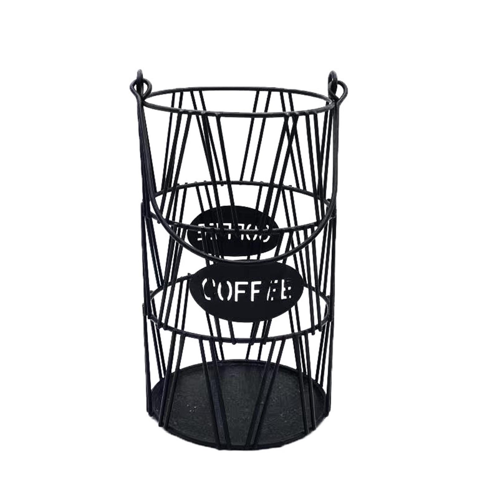 2Pcs Coffee Pod Storage K Cup Holder Counter Display Stand 30 Pod Baskets