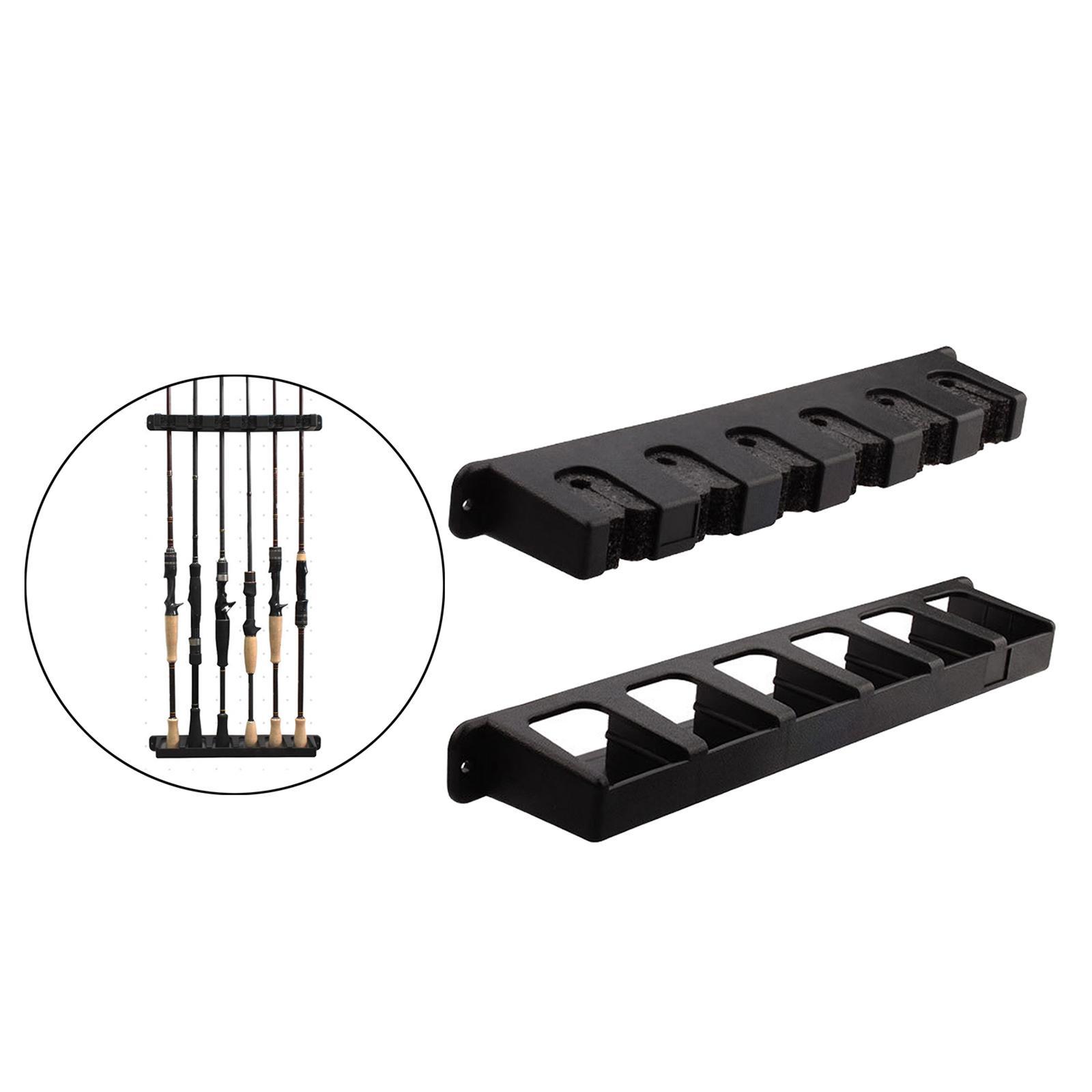 Rod 6 Rack Fishing Gear Rod Storage Stand Holder