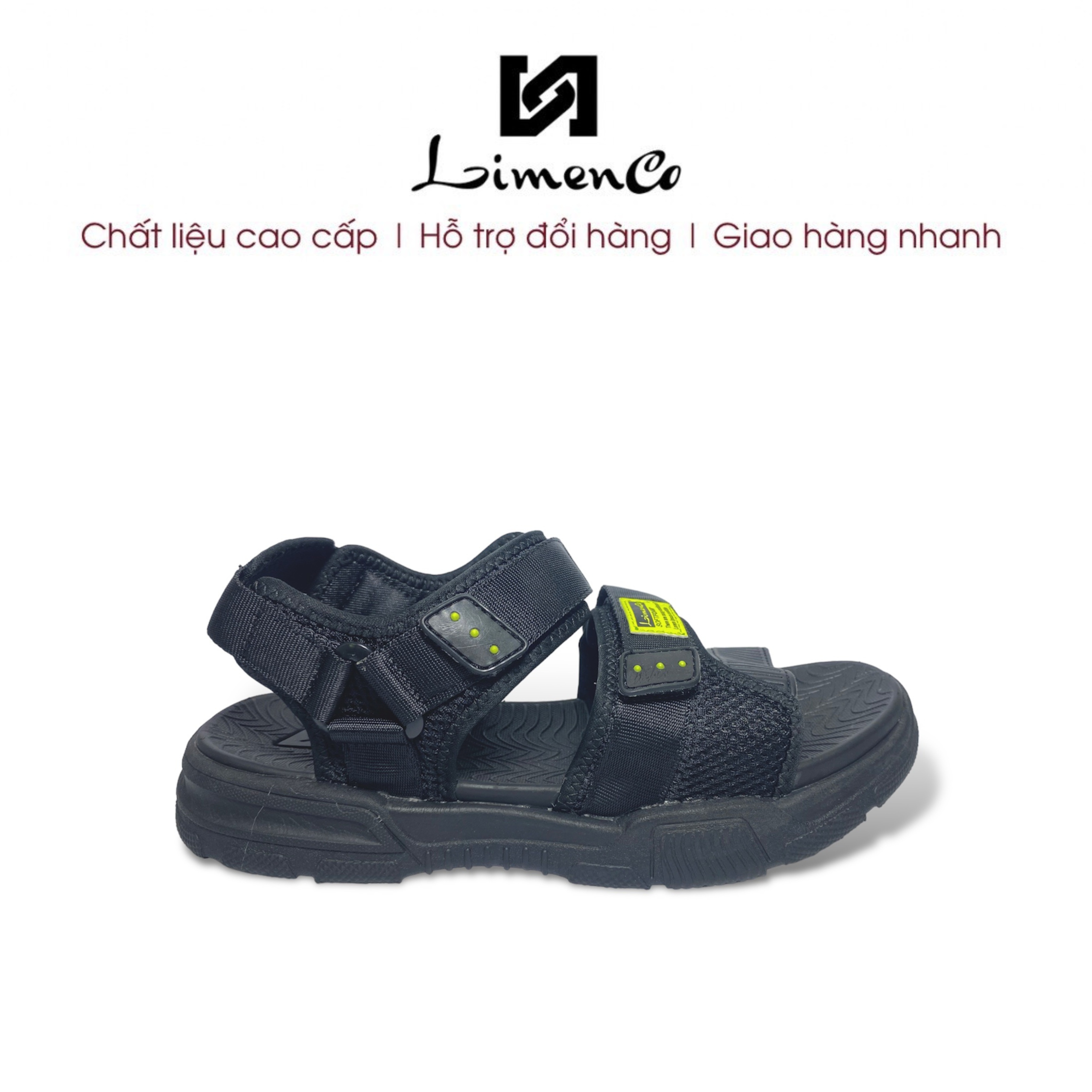 Giày Sandals Nam L2662 Màu Đen, êm nhẹ, thoáng khí, đi học, đi chơi