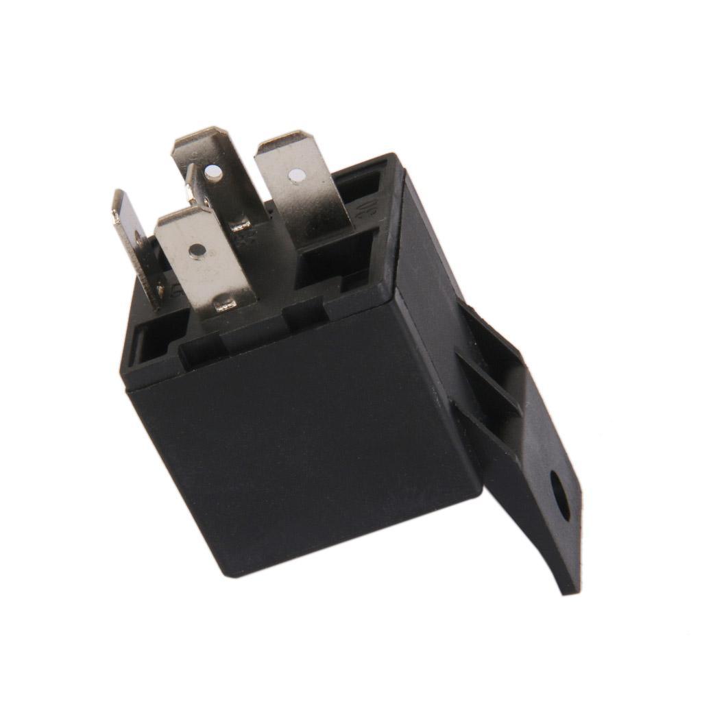 4 Piece Car Truck DC 12V 40A SPDT Relay 5 Pin + 4 Piece Relay Harness Socket