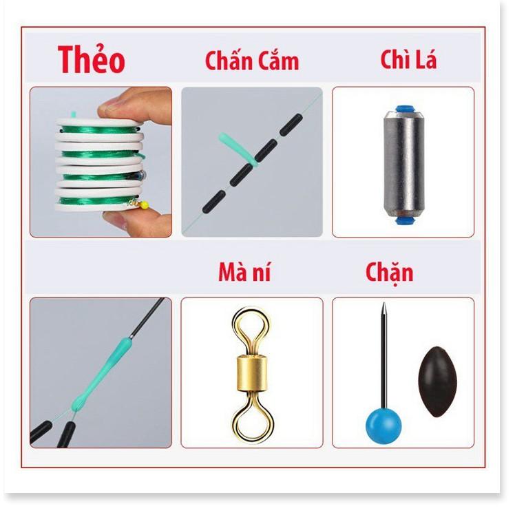 Dây trục câu đài buộc sẵn đầy đủ các kích thước, cước câu,...- Đồ Câu DHS