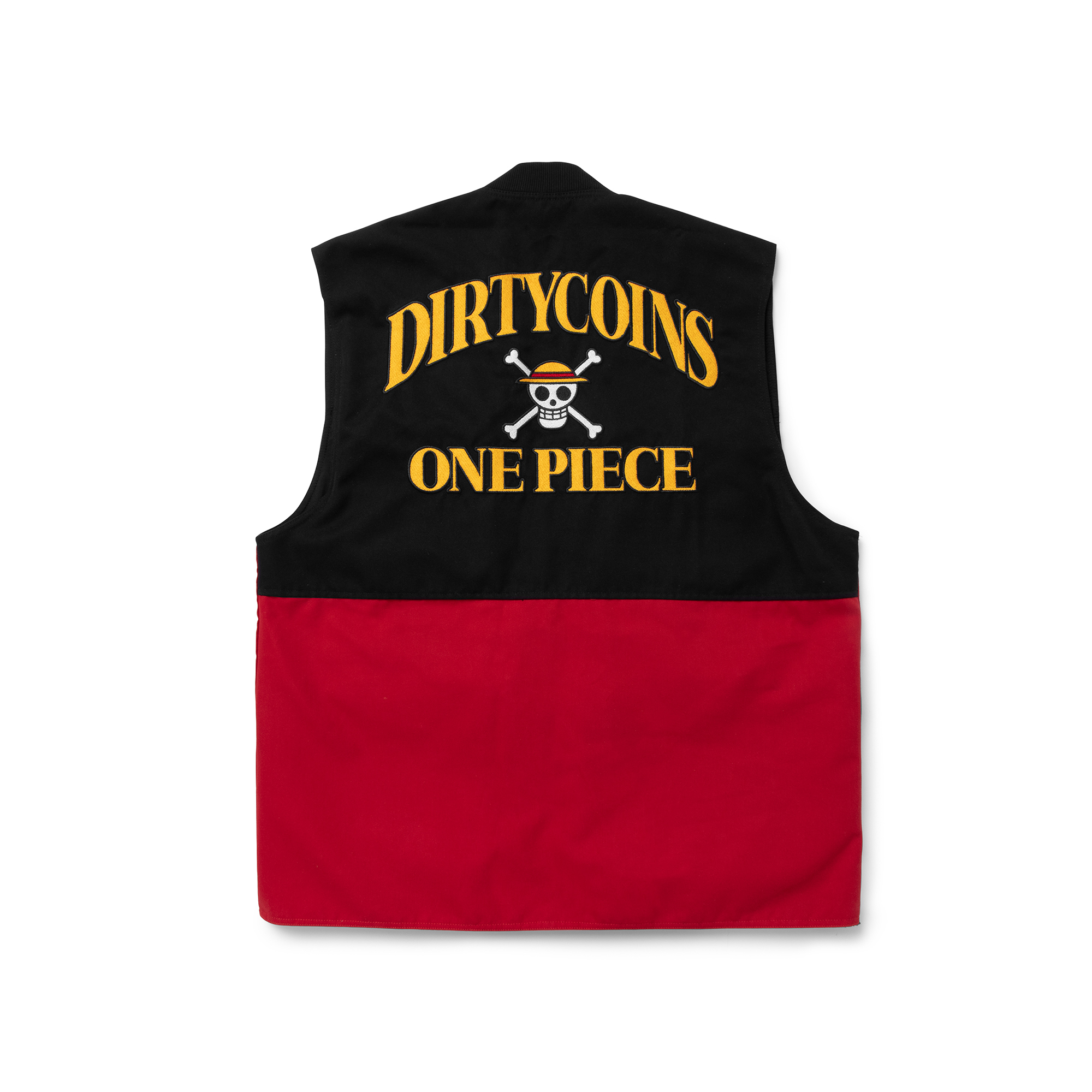 Áo Khoác DirtyCoins x One Piece Logo Utility Vest
