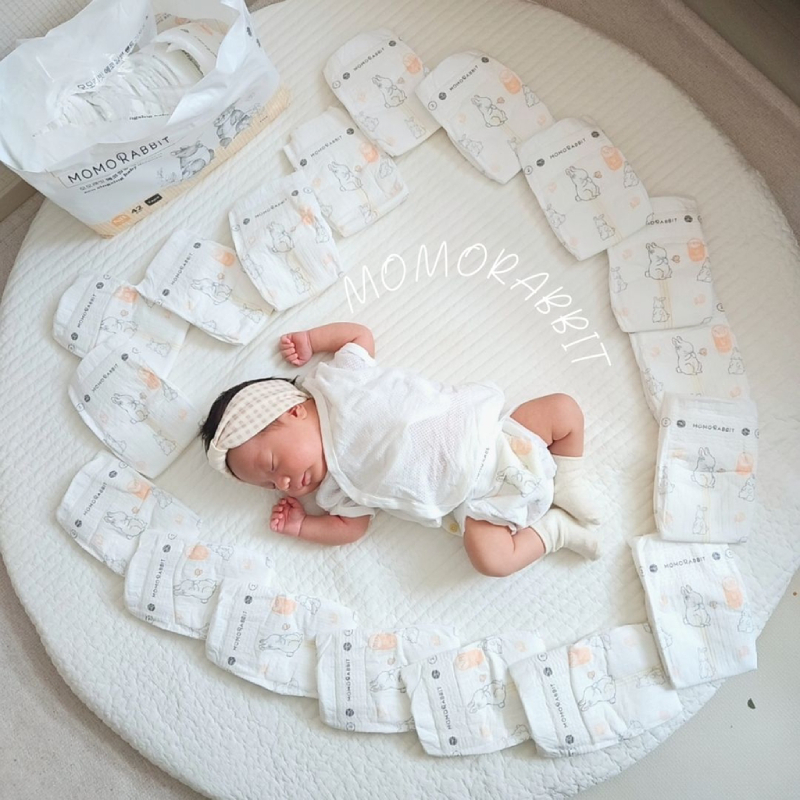 Bỉm dán Momo Rabbit Baby Band Diapers size NB