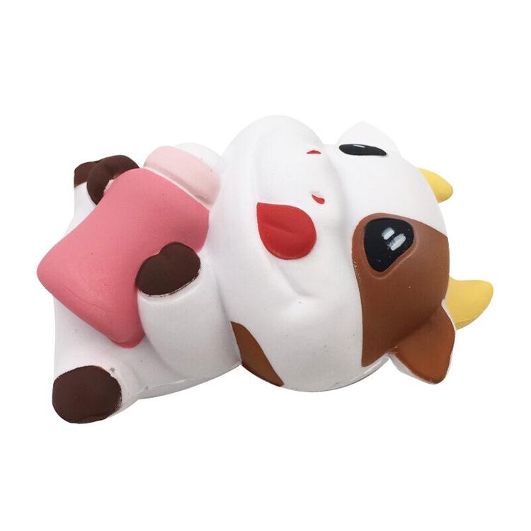 Squishy Lớn JUMBO Hình bò sữa ôm bình sữa Đồ Chơi Xốp Giảm Stress Hình mềm mịn dễ Thương đàn hồi Cho Bé