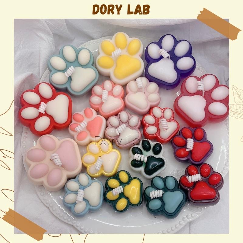 Nến Thơm Chân Mèo Sáp Đậu Nành Tinh Dầu Thiên Nhiên, Quà Tặng - Dory Lab