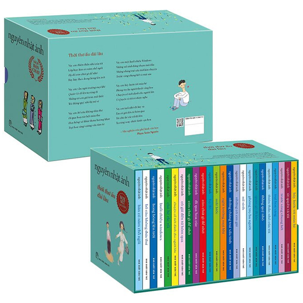 Thời Thơ Ấu Dài Lâu - Nguyễn Nhật Ánh - Boxset Xanh Ngọt Ngào - Tặng Kèm Giấy Note Hình Chữ Nhật