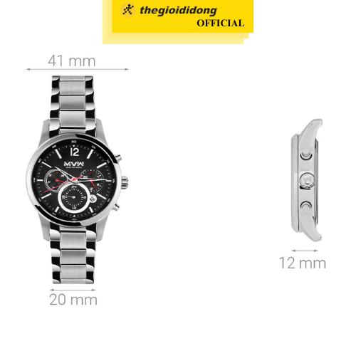 Đồng hồ MVW 41 mm Nam MS073-01 - Hàng Chính Hãng