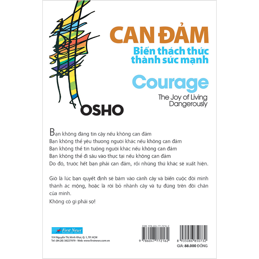 OSHO - Can Đảm Biến Thách Thức Thành Sức Mạnh (Tái Bản 2020)