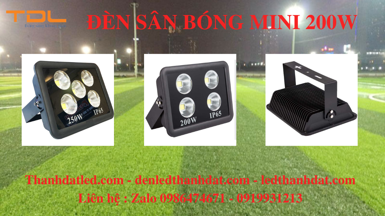 Đèn led sân bóng đá 100w 150w 200w 250w 300w 400w