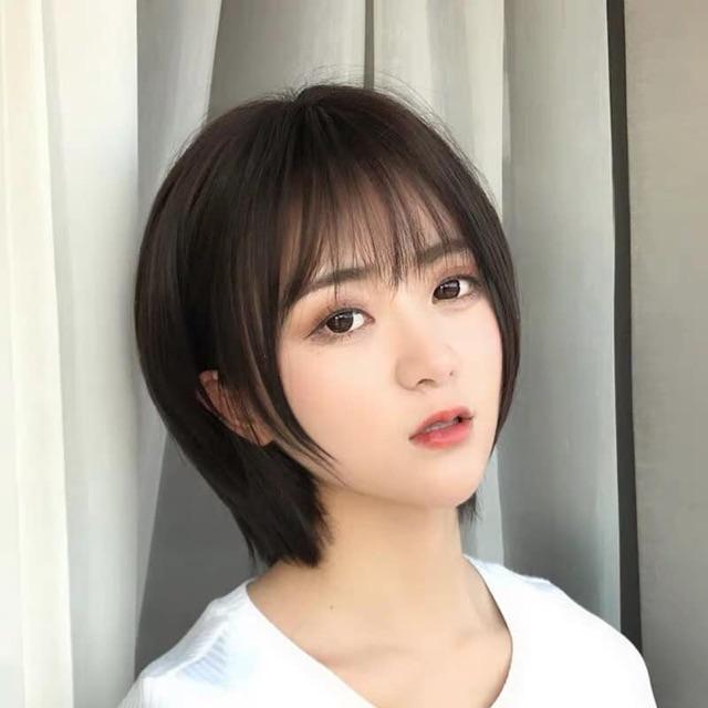Tóc giả cao cấp tóc giả cúp tomboy cao cấp- tặng lươi chùm tóc