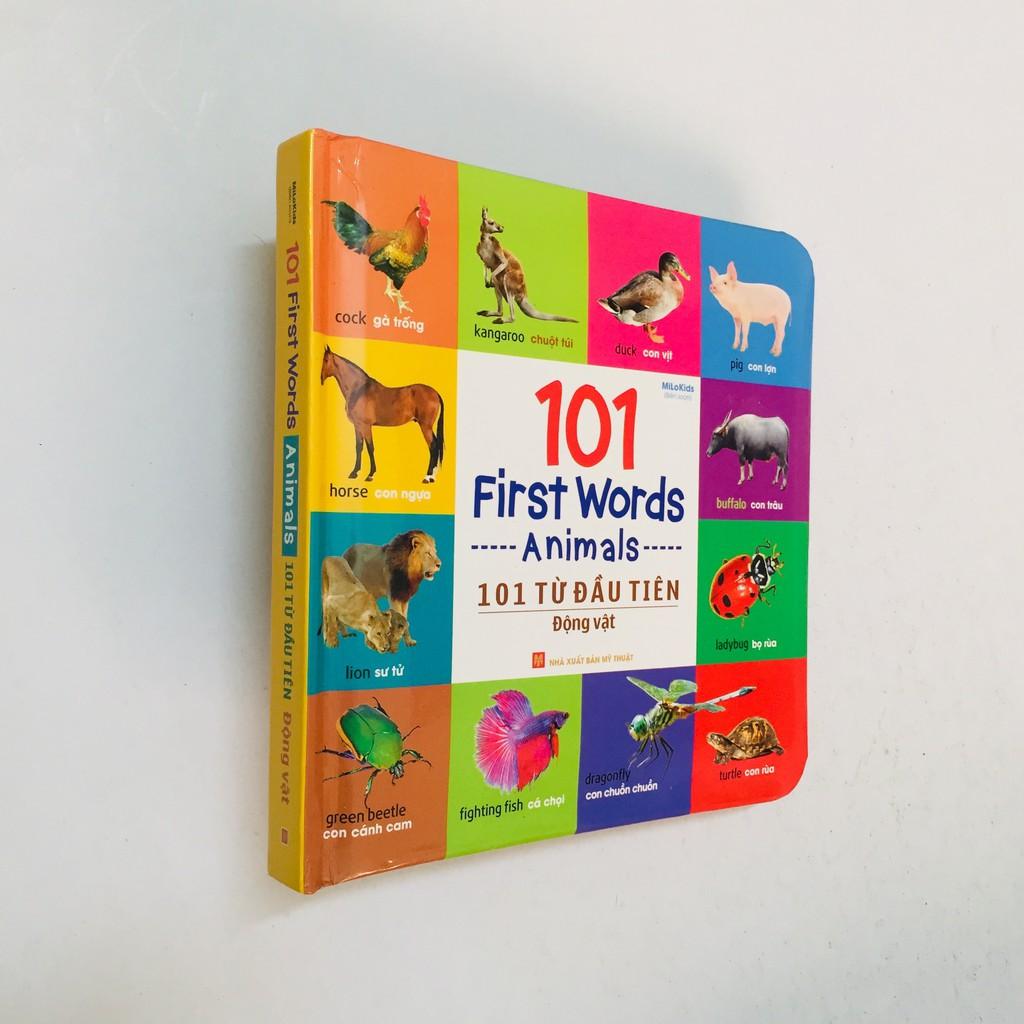 Sách – 101 First Words 101 Từ Đầu Tiên  - Thực vật - Động vật - Giao thông - Đồ dùng thân thiết - Bảng chữ cái - Hình dạng màu sắc