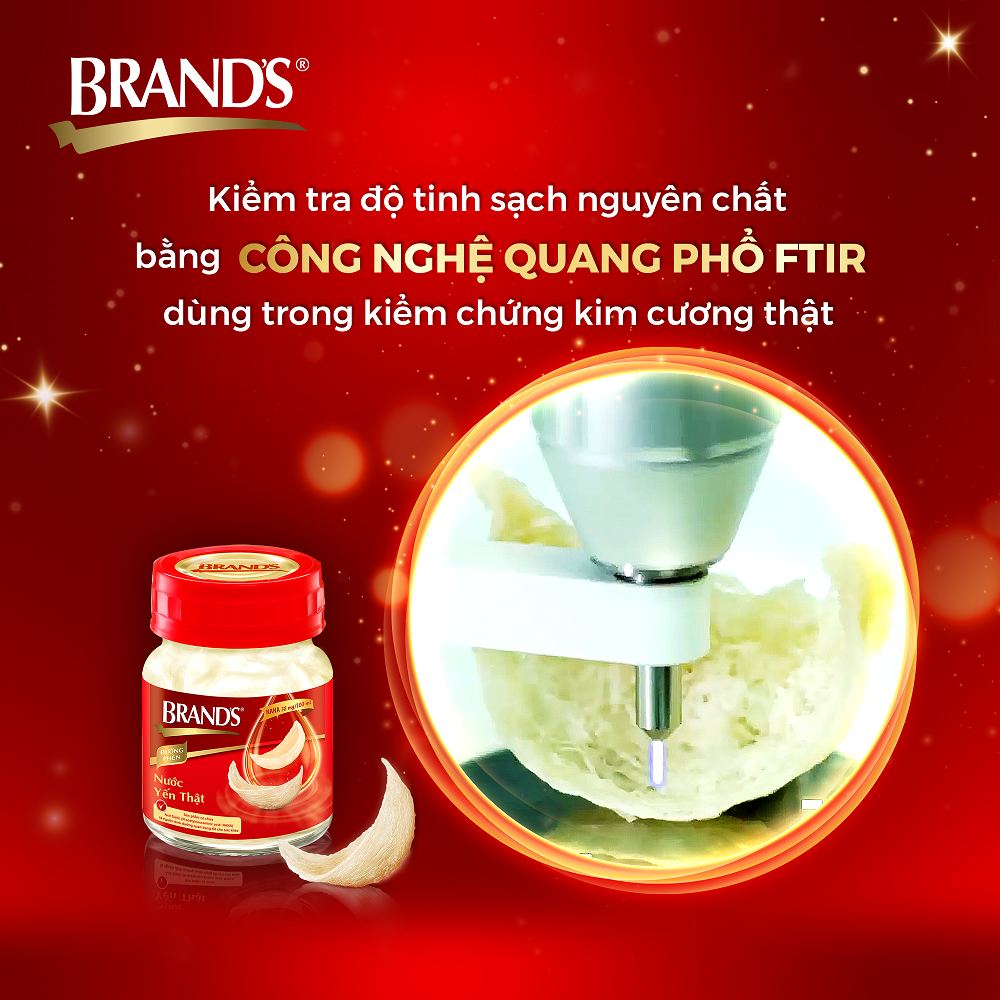 Combo 5 Nước yến thật BRAND'S Không Đường