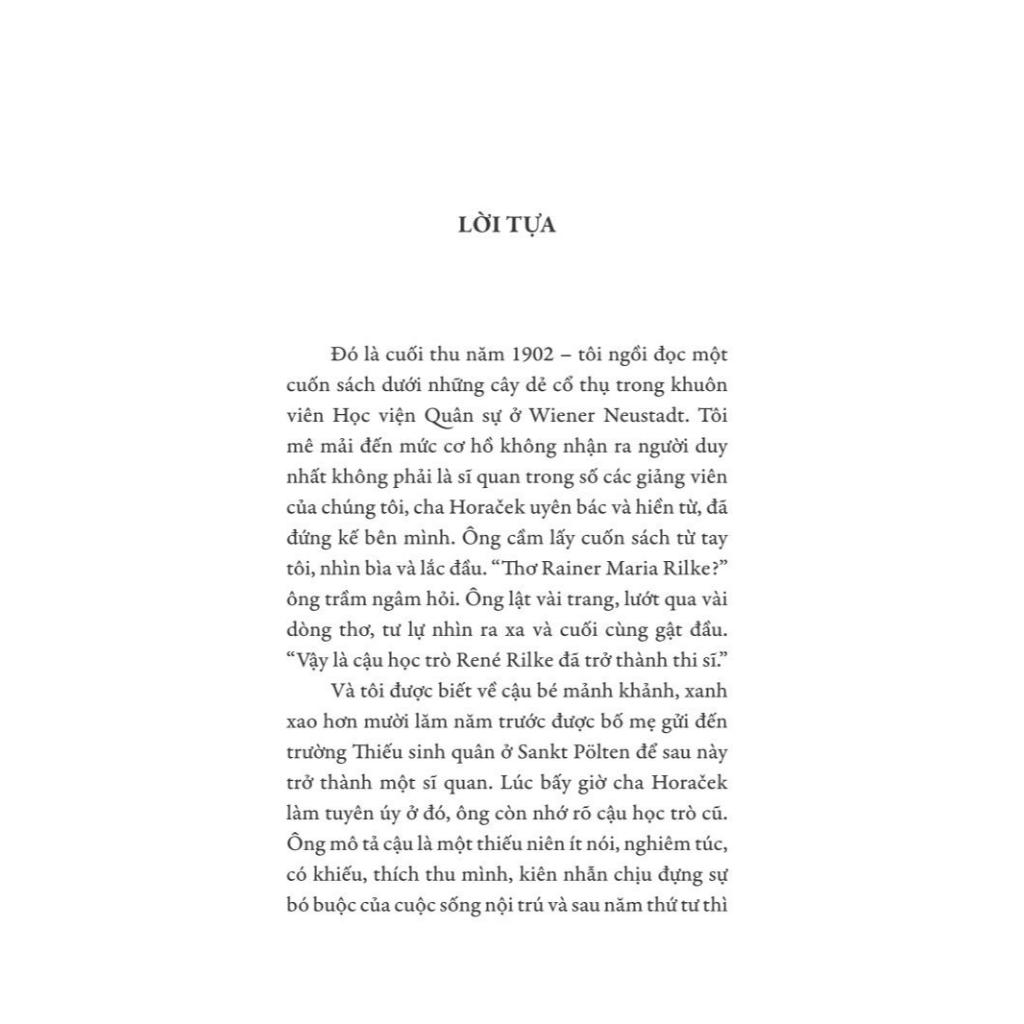 Sách - Thư gửi nhà thơ trẻ (Rainer Maria Rilke) (Nhã Nam Official)