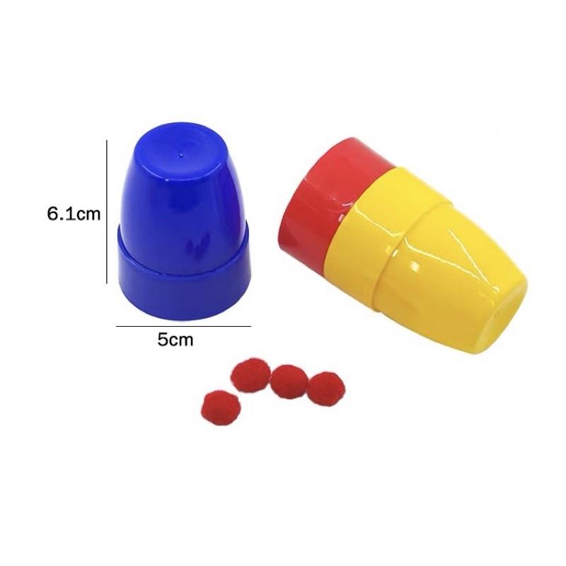 ĐỒ CHƠI ẢO THUẬT - BÓNG XUYÊN CỐC - CUP AND BALL MAGIC