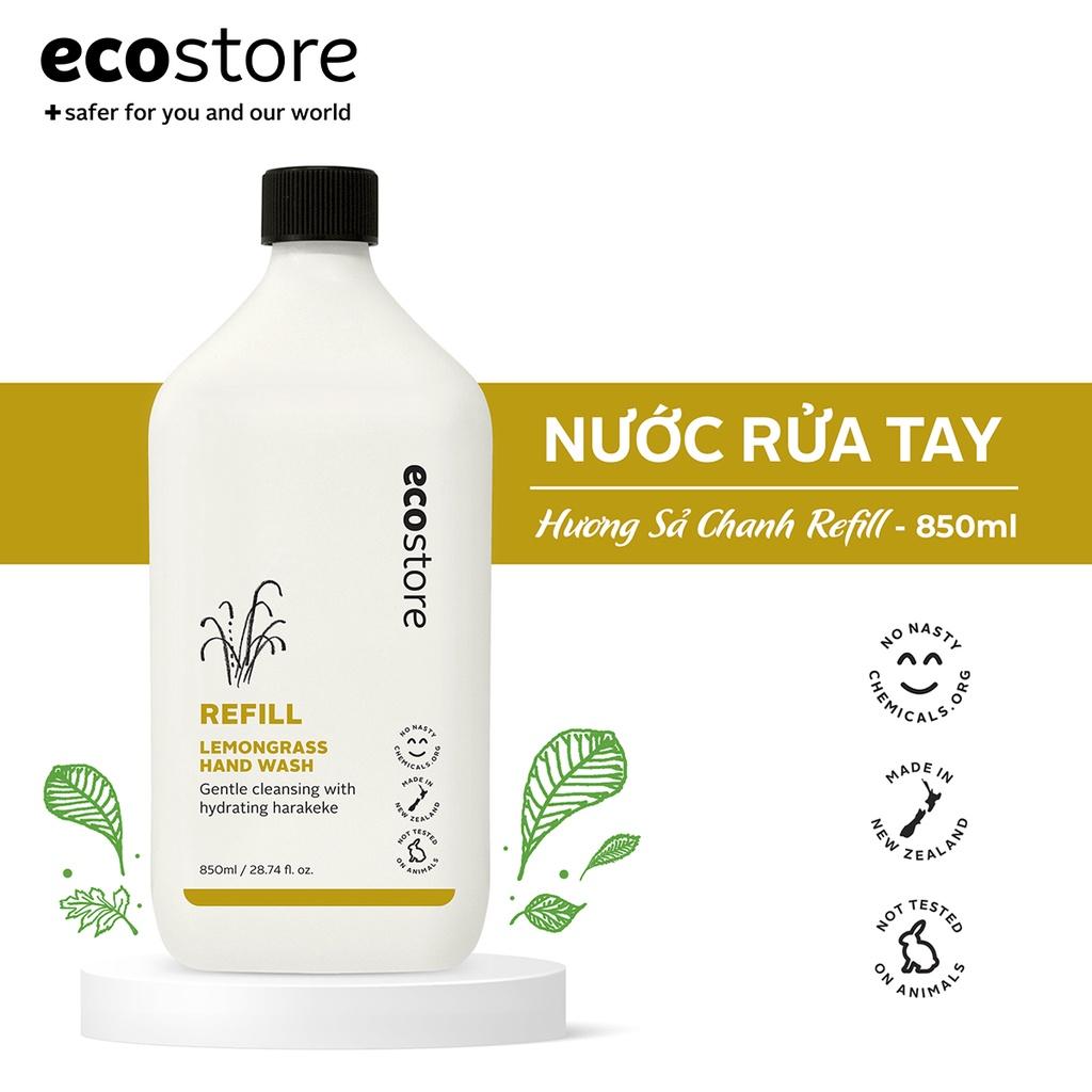 Ecostore Nước rửa tay hương sả gốc thực vật refill 850ml (Lemongrass Hand Wash