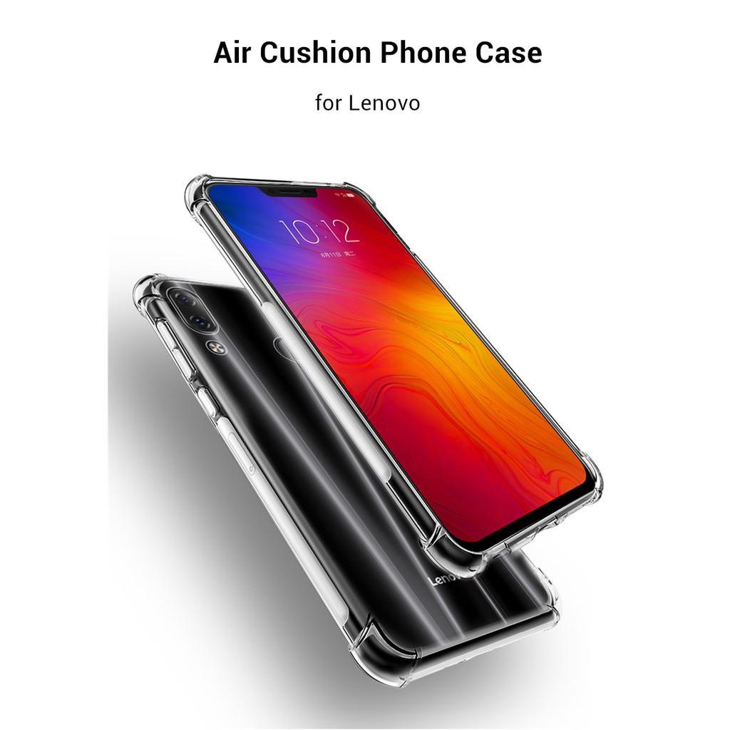 Ốp điện thoại TPU Silicon trong suốt dáng mảnh có túi khí mềm chống sốc dành cho Lenovo Z5/Z5S/K8/K8+/K8 Note