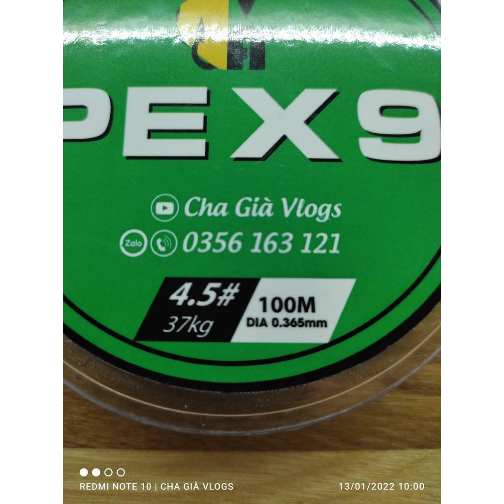Dây Câu Cá - Dây Dù Câu Lure - PE HVA X9 chuyên lóc ,vược,chẽm