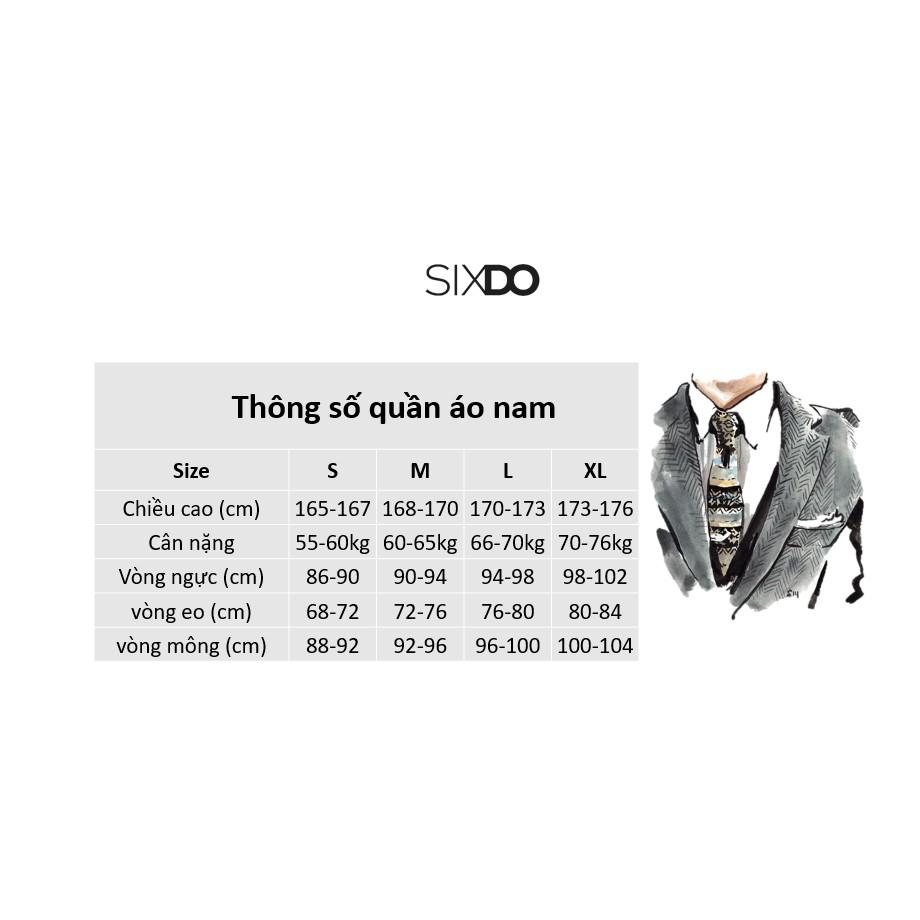 Áo dài tay nam SIXDO Bevis White Shirt 8TL081
