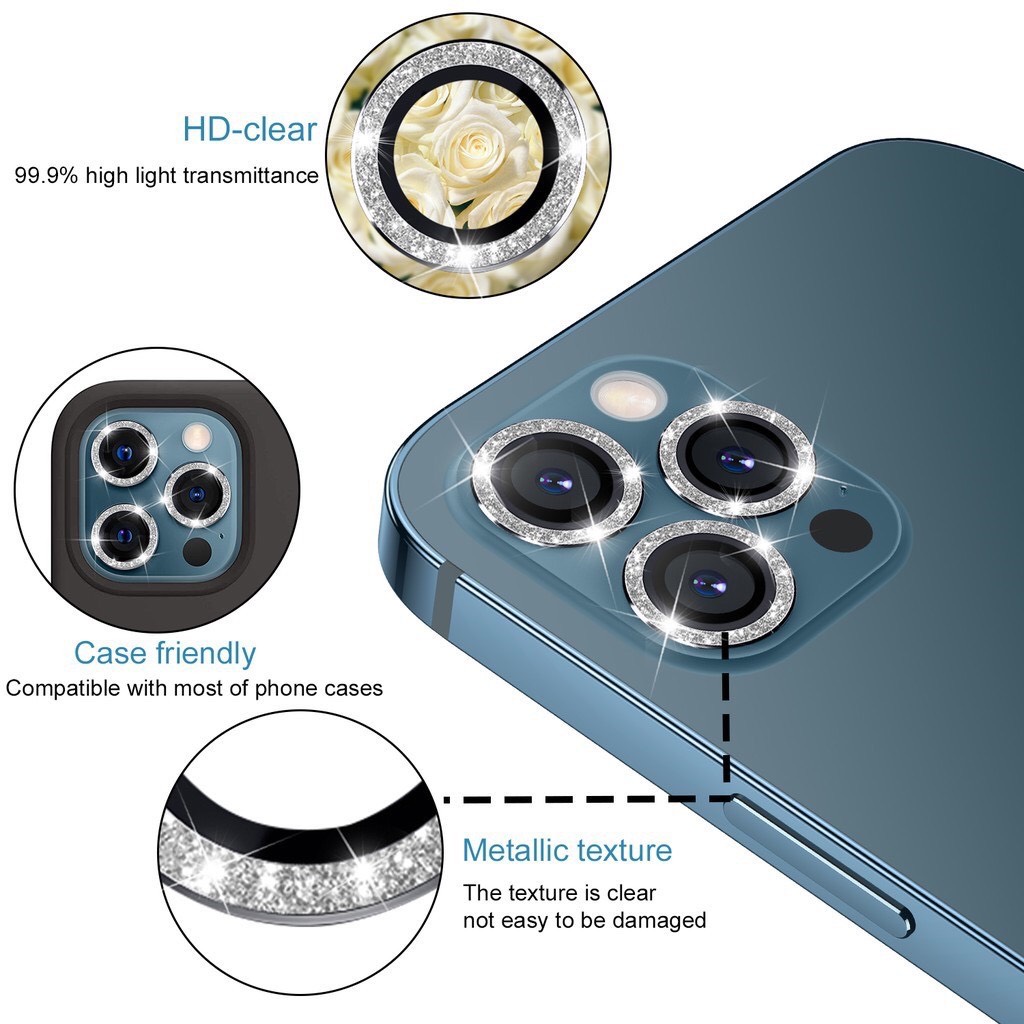 Dán từng mắt camera chống trầy Bảo vệ cho iPhone 11 Pro /11 /11 Promax/12Promax_B021