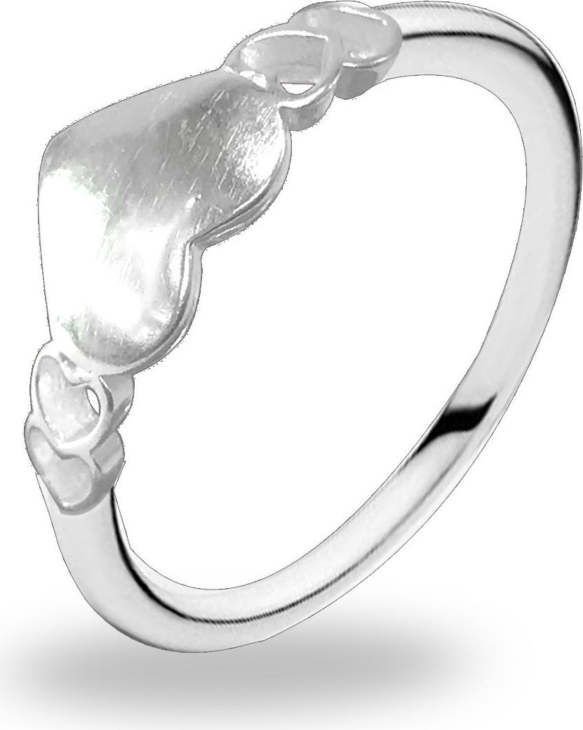 Nhẫn nữ mặt trái tim bạc trơn - Phong cách đơn giản lạ mắt (NN.A20)