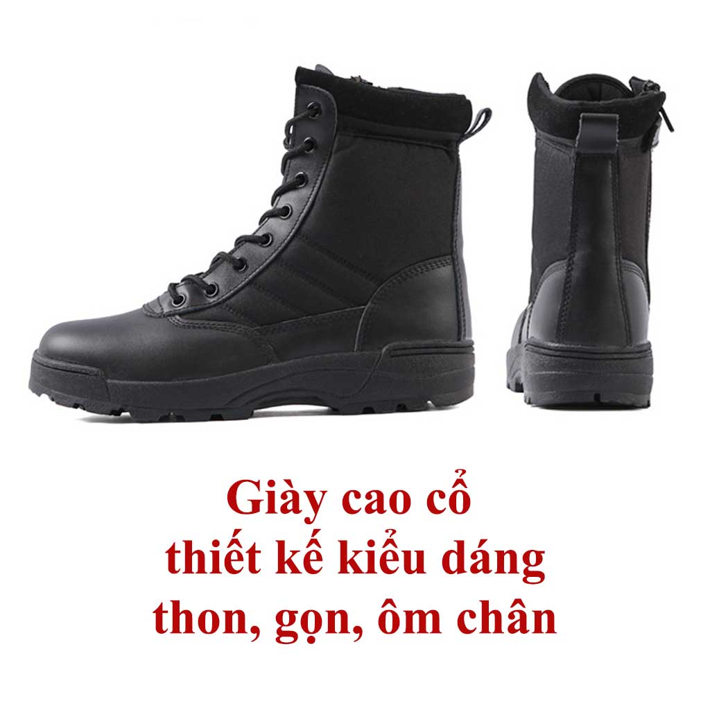 Giày Nam Cổ Cao, Sneaker Nam Cổ Cao Chuyên Phượt