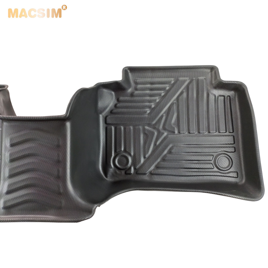 Thảm lót sàn xe ô tô New Audi Q5 2021- đến nay Nhãn hiệu Macsim chất liệu nhựa TPE đúc khuôn cao cấp - màu đen