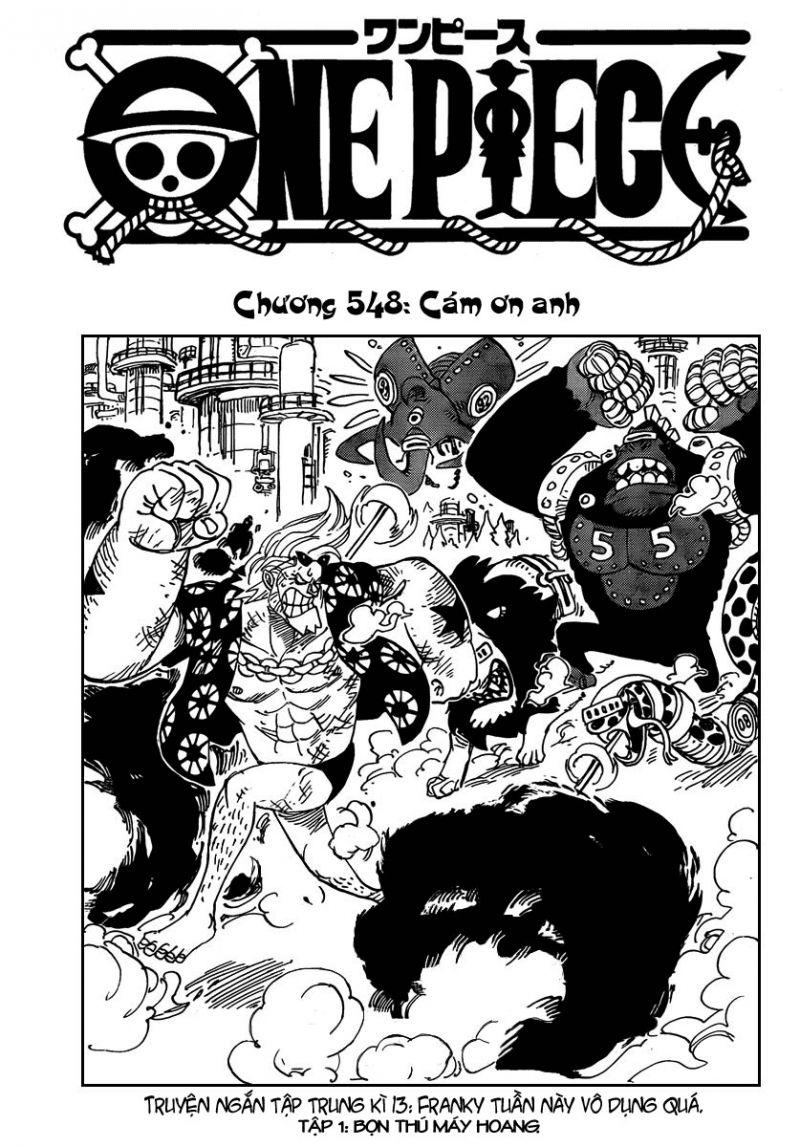 đảo hải tặc - one piece chapter 548 1