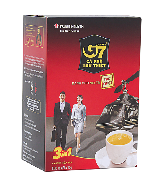 CÀ PHÊ G7 3IN BỊCH 18 GÓI