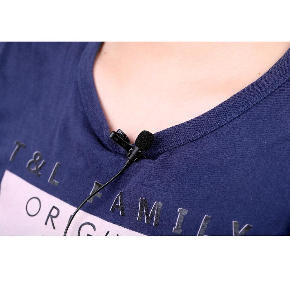 Siêu khuy áo Lavalier Kẹp cà vạt Kim loại Mono Micrô 3,5mm