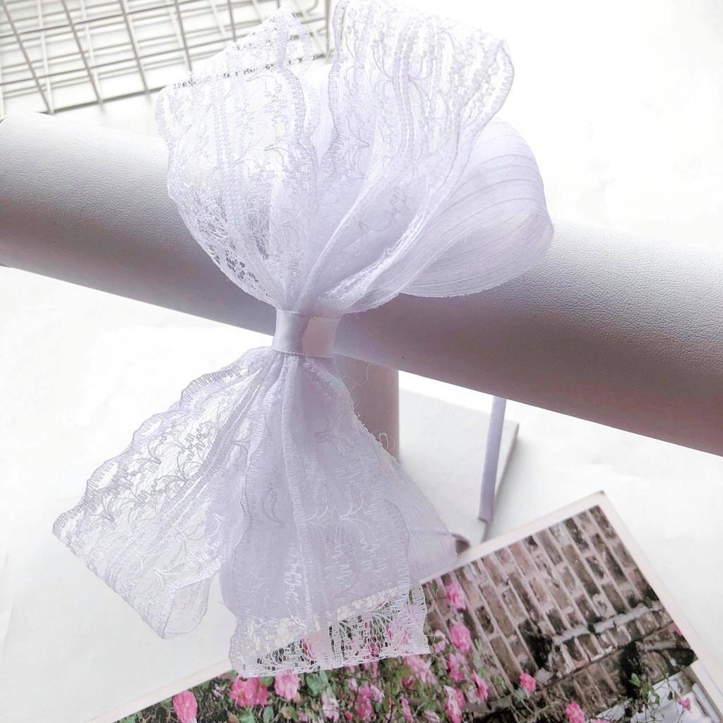 Bờm tóc, nơ cài tóc công chúa cho bé gái màu hồng, trắng,đỏ tại Mom's Choice
