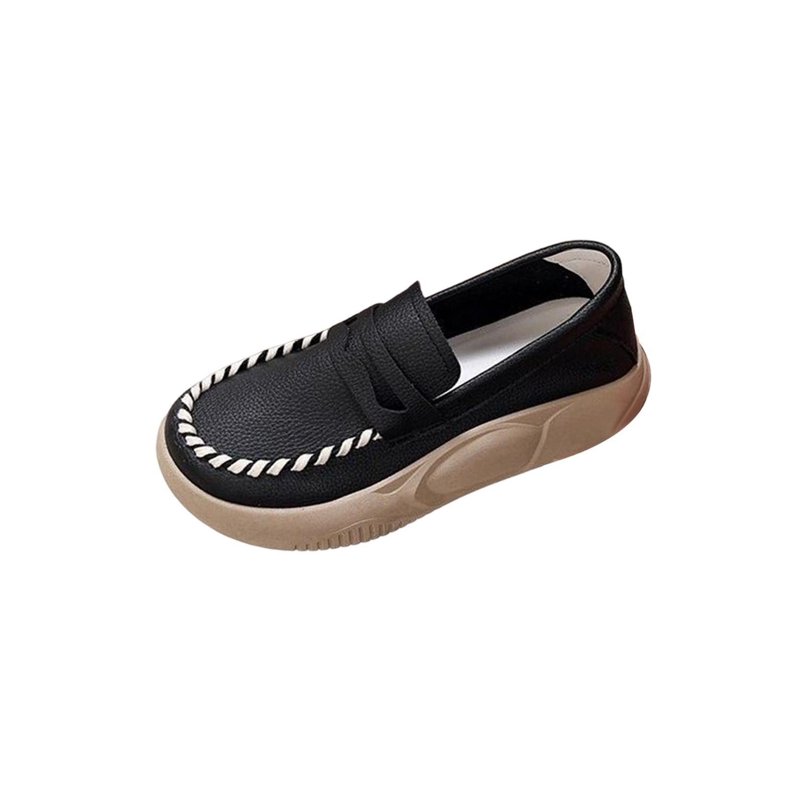 Women Casual Shoes Comfortable Fashion Thick Bottom Slip on Platform for Outdoor Walking