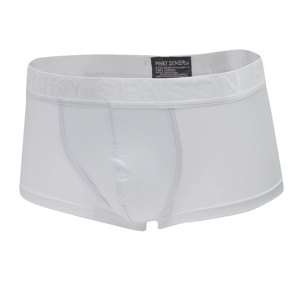 Men's Soft Breathable Stretch Flex Fit Modal Pouch Boxer Briefs Trunks Underwear