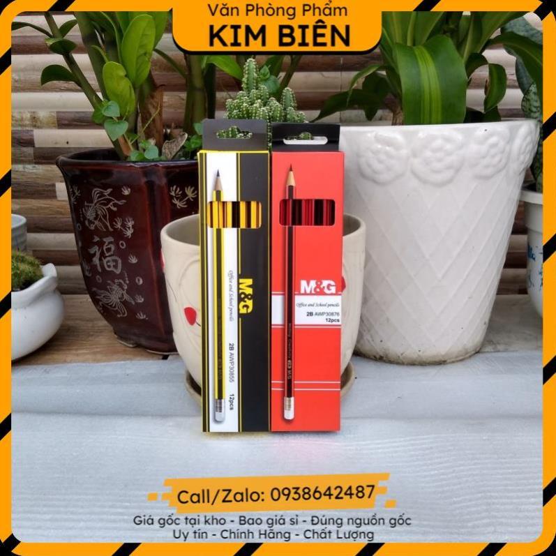️sỉ vpp,sẵn hàng️ Bút chì M&G AWP30871 2B VÀ M&G AWP30876 - VPP Kim Biên