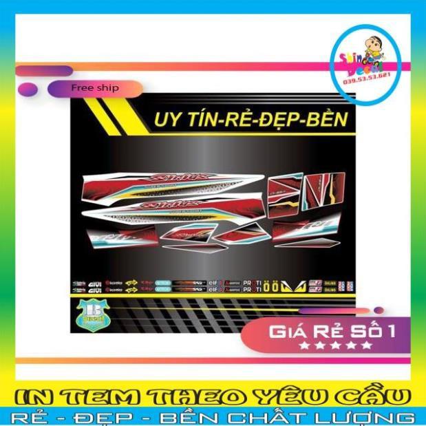 Tem rời Sirius xăng cơ V8